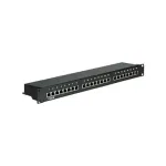 VALUE Cat.5e Patch Panel 24P, STP, black