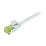 Synergy21 Patchkabel RJ45, CAT6A 500Mhz, 10m, grau, S-STP(S/FTP), slimline rund d=4,5mm, TPE/LSZH(Superflex), AWG28, mit CAT7 Rohkabel,