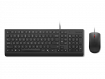 Lenovo Essential Wired Combo Keyboard and Mouse   Keyboard and Mouse Set   Wired   Mouse included   Estonian   Black