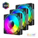 Gamemax Case Fan  KF300R BK  Black