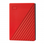 External HDD WESTERN DIGITAL My Passport 6TB USB 2.0 USB 3.2 Colour Red WDBR9S0060BRD-WESN