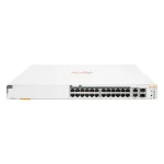 HPE Aruba Networking Networking Instant On Switch 20p Gigabit CL4 4p Gigabit CL6 PoE 2p 10GBT 2p SFP+ 370W 1960