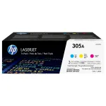 HP 305A 3-pack Cyan/Magenta/Yellow Original LaserJet Toner Cartridges toner cartridge