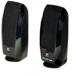 Logitech   LGT-S150   Total RMS power: 1.2 watts RMS (0.6 watts per satellite) ; W   Black   2.0 Stereo Speakers