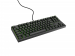 Genesis   THOR 404 TKL   Mechanical Gaming Keyboard   Wired   US   RGB   Black   USB-A   Gateron Yellow Pro