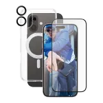 PanzerGlass CARE&trade; by &reg; 3-in-1 Ceramic Bundle iPhone 16 Plus mobile phone case