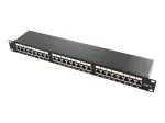 LOGILINK NP0061 - Patch Panel 19-mounting Cat.6A STP 24 ports black