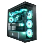 ARCTIC Xtender Black Clear Glass | PC-Geh&auml;use