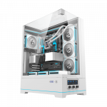 Darkflash DY450L PRO computer case (white) + 1 fan