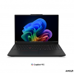 Lenovo ThinkPad T16 Gen 5 16 WUXGA AMD R5 AI PRO 440/16GB/512GB/AMD Radeon 840M/WIN11 Pro/Nordic Backlit kbd/Black/FP/LTE Upgradable/3Y Warr