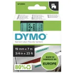 DYMO D1 Standard - Black on Green - 19mm label-making tape