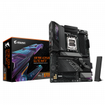 Gigabyte X870E A ELITE WIFI7  Processor family AMD  Processor socket AM5  DDR5  Supported hard disk drive interfaces SATA, M.2  Number of SATA connectors 4
