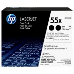 HP 55X 2-pack High Yield Black Original LaserJet Toner Cartridges toner cartridge