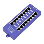 Extralink POE INJECTOR 8 PORT GIGABIT MODE B - 1 Gbps - 8-Port