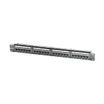 ROLINE Cat.5e 19" Patch Panel, 24 Ports, UTP black