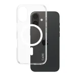 PanzerGlass CARE&trade; by &reg; Urban Combat Case Transparent w. White MagSafe iPhone 16 mobile phone case