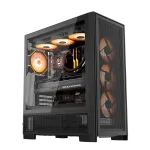 DarkFlash AIRNOVA computer case (black) + 3 fans