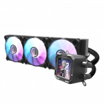 Darkflash DV360S Procesoriaus (CPU) Vandens Au&scaron;intuvas Su LCD - Juodas