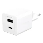 PanzerGlass empower&trade; by &reg; Turbo 35W Charger incl. USB-C + USB-A | EU Plug | Silver White