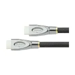 Python HDMI&reg; 2.1 Kabel 8K UHD-2 Nylongeflecht schwarz 2m