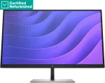 HP RENEW RENEW SILVER HP E27q G5 QHD Monitor - 27" 2560x1440 QHD 350-nit 75Hz AG, IPS, HDMI/DisplayPort, 4x USB-A, height adjustable/tilt/swivel/pivot, 1 years