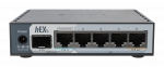 MikroTik hEX S (2025)   10/100/1000 Mbit/s   Ethernet LAN (RJ-45) ports 5   Mesh Support No   MU-MiMO No   No mobile broadband