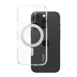 PanzerGlass CARE&trade; by &reg; Case Transparent w. Silver Kickstand & MagSafe iPhone 16 Pro mobile phone case