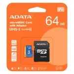 ADATA 64GB, microSDHC, Class 10