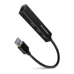 Axagon HMA-GL3A Multiport-Hub USB 3.0 Typ A Gbit-LAN 3x USB-A microSD