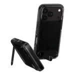 PanzerGlass CARE&trade; by &reg; Kickstand Case Smokey w. Black MagSafe iPhone 18 Pro | 17 Pro mobile phone case