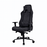 Arozzi Soft Fabric/Metal/Aluminium  Gaming Chair  Vernazza Soft Fabric  Pure Black