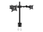 TECHLY 301740 Double twin desk LED/LCD monitor arm 13-27 2x10kg adjustable