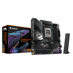 Gigabyte X870M AORUS ELITE WIFI7   Processor family AMD   Processor socket AM5   DDR5   Supported hard disk drive interfaces SATA, M.2   Number of SATA connectors 2