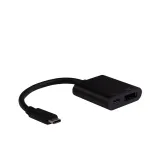EFB Typ-C Adapter auf DisplayPort mit Typ-C PD Port 4K60Hz, schwarz
