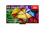 LG 86MRGB87B3B 86" (217 cm) 4K Mini RGB evo Smart TV LG