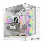 Gamemax Case   NEX C56 VC WH   ATX