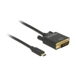 DeLOCK 2m, USB-C/DVI 24+1 USB graphics adapter