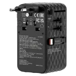 Verbatim Charge'n'Travel Adapter 70W 2C retractable black