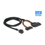 DeLOCK 0.75m, SFF-8643/U.2 SFF-8639+SATA