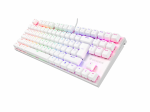 Genesis  THOR 303  Mechanical Gaming Keyboard  Wired  US  White  USB-A  Outemu Peach Silent
