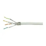 Logilink Netzwerk Verlegekabel S/FTP Cat.7, wei&szlig;, 100m