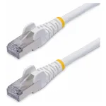 STARTECH.COM 1m Weisses CAT8 Netzwerkkabel Snagless RJ45 Patchkabel 25G/40G LAN Kabel 2000MHz 100W PoE++ S/FTP LSZH