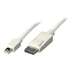 LINDY Mini-DisplayPort an Displayport Kabel wei&szlig; 2m