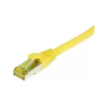 Synergy21 Patchkabel RJ45, CAT6A 500Mhz, 10m, gelb, S-STP(S/FTP), TPE/LSZH(Ultraflex), AWG26, mit CAT7 Rohkabel,