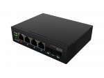 Lanberg Switch Light IndustrialPoE 1xBT 3xAT 2xSFP Din Unmanagment Gigabit Ethernet  ILGE-4P-2S-90  Unmanaged