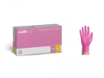 ZARYS easyCARE nitrilinės vienkartinės pir&scaron;tinės be pudros, rožinės, S dydis, 100 vnt.
