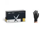 ZARYS easyCARE nitrile fleX nitrilinės vienkartinės pir&scaron;tinės be pudros, juodos, S dydis, 100 vnt.