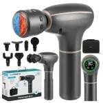 Masažinis pistoletas Isomedix 27308 su 7 antgaliais ir dėklu