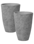 2 vazonų rinkinys CAMIA, 43 cm, pilkas