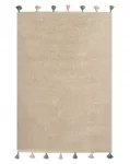 Vaiki&scaron;kas kilimas KODINHI, smėlio spalvos, 140 x 200 cm, medvilnė
